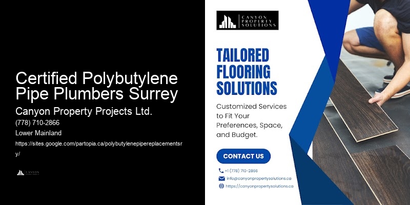 Home Value Increase with Polybutylene Replacement Certified Polybutylene Pipe Plumbers Surrey