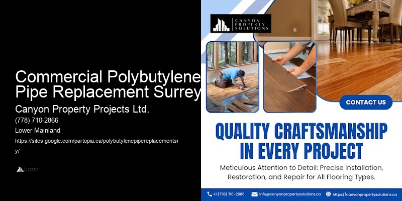 Commercial Polybutylene Pipe Replacement Surrey Polybutylene Pipe Replacement Companies