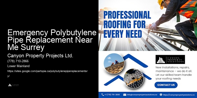 Polybutylene Pipe Replacement Consultation Emergency Polybutylene Pipe Replacement Near Me Surrey