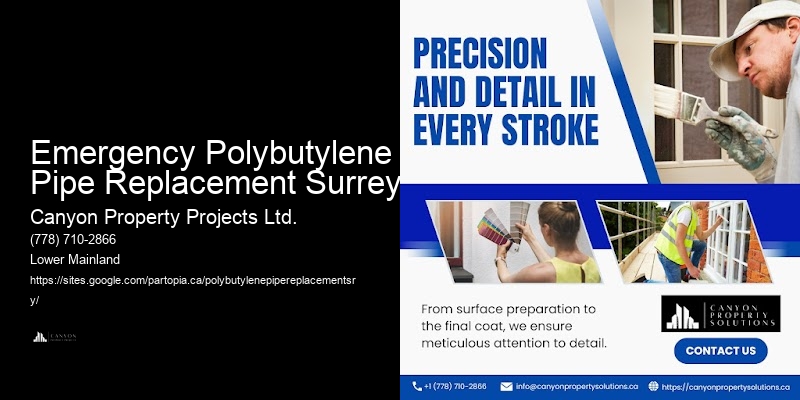 Polybutylene Pipe Replacement Timeline Emergency Polybutylene Pipe Replacement Surrey