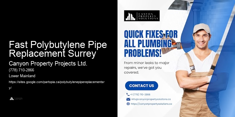 Fast Polybutylene Pipe Replacement Surrey