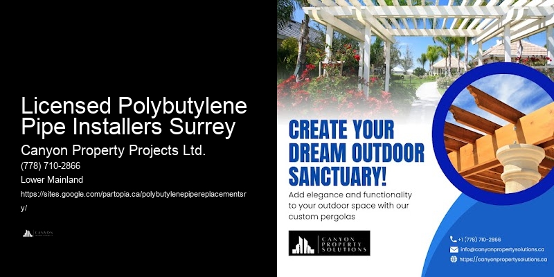 Polybutylene Pipe Replacement Quality Assurance Licensed Polybutylene Pipe Installers Surrey