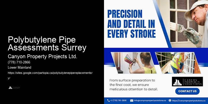 Polybutylene Plumbing Safety Tips Polybutylene Pipe Assessments Surrey