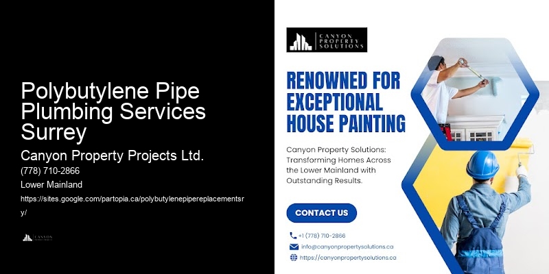 Preventative Maintenance for Polybutylene Pipes Polybutylene Pipe Plumbing Services Surrey