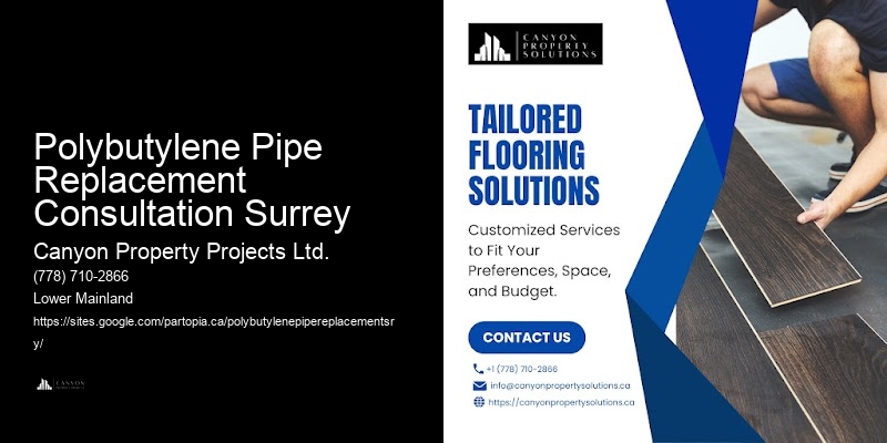 Polybutylene Pipe Leak Detection Polybutylene Pipe Replacement Consultation Surrey