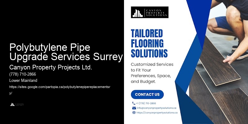 Polybutylene Pipe Repair and Replacement Polybutylene Pipe Upgrade Services Surrey