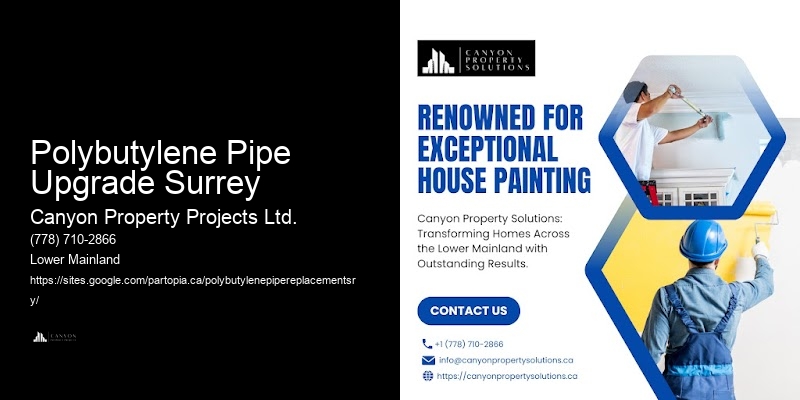 Polybutylene Plumbing Safety Guidelines Polybutylene Pipe Upgrade Surrey