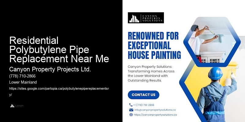Polybutylene Pipe Fitting Services Residential Polybutylene Pipe Replacement Near Me