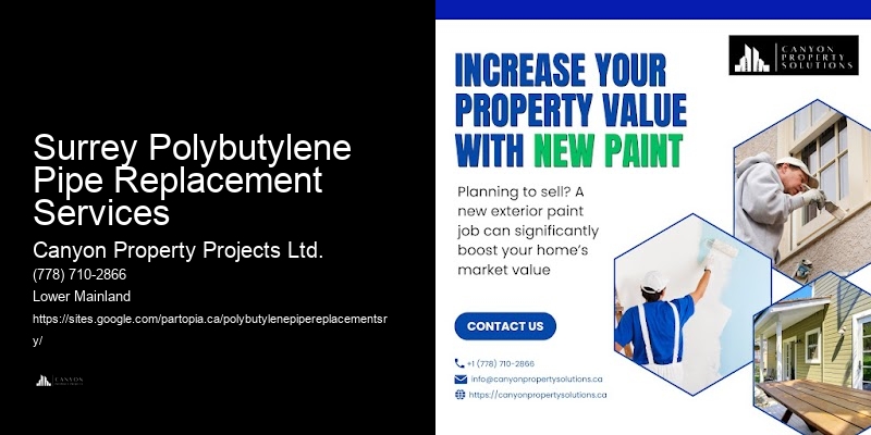 Polybutylene Pipe Project Estimates Surrey Polybutylene Pipe Replacement Services