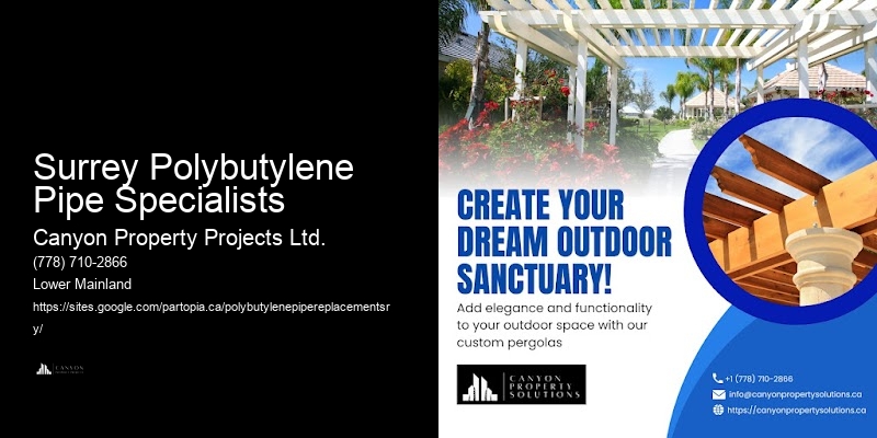 Local Specialists in Polybutylene Pipe Replacement Surrey Polybutylene Pipe Specialists