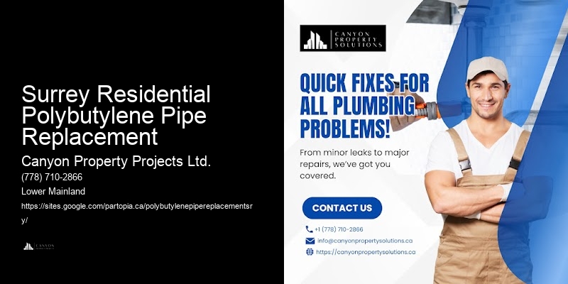 Polybutylene Pipe Leak Prevention Surrey Residential Polybutylene Pipe Replacement