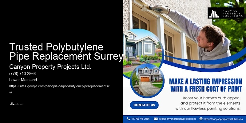 Polybutylene Pipe Replacement Company Near Me Trusted Polybutylene Pipe Replacement Surrey