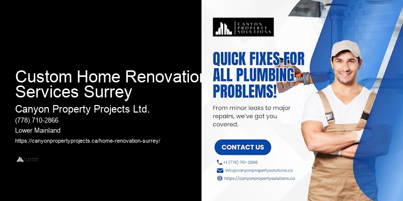 Custom Home Renovation Services Surrey