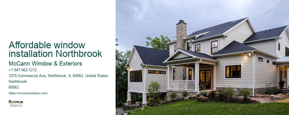 Affordable window installation Northbrook
