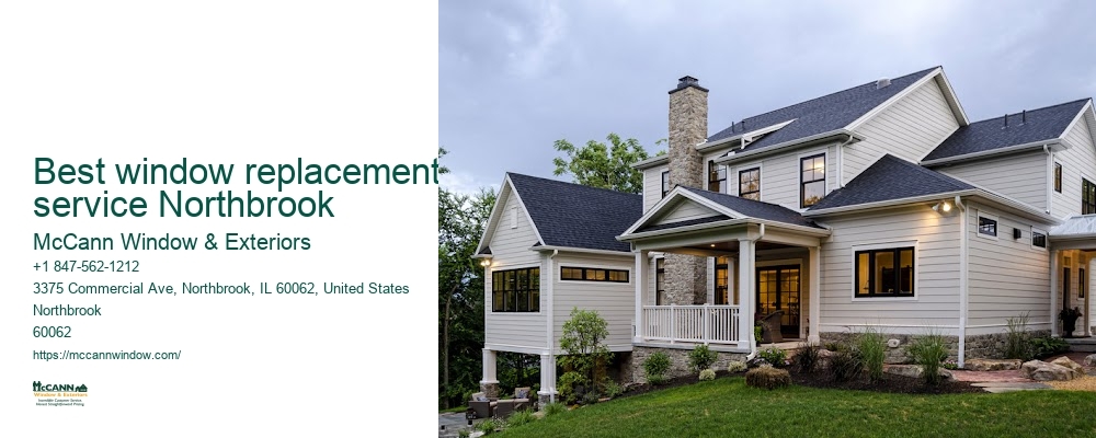 Best window replacement service Northbrook McCann Window & Exteriors Best window replacement service Northbrook