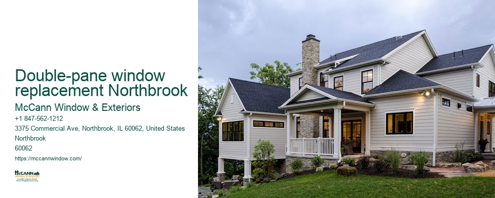Double-pane window replacement Northbrook McCann Window & Exteriors Double-pane window replacement Northbrook
