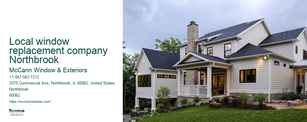 Local window replacement company Northbrook