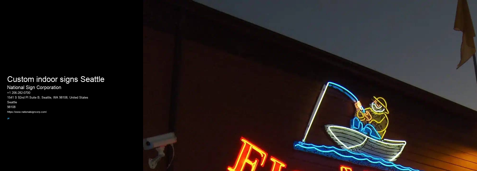 Affordable Led Signs Custom indoor signs Seattle
