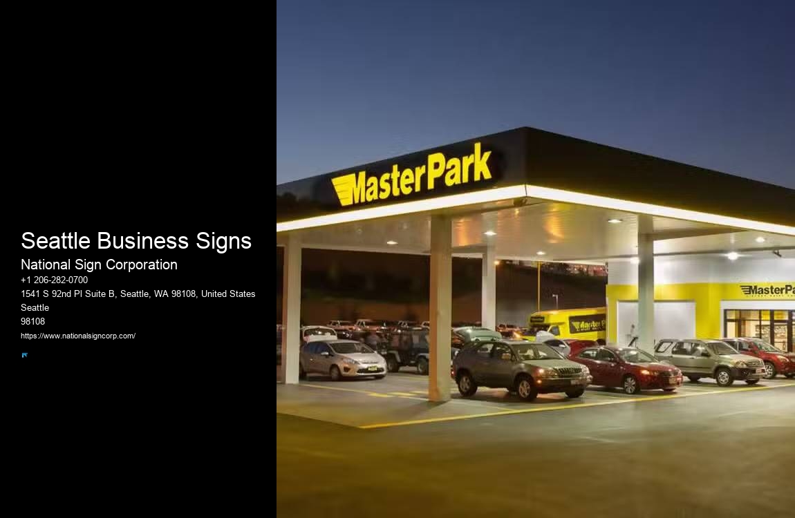 Seattle Business Signs Decal Installation Services
