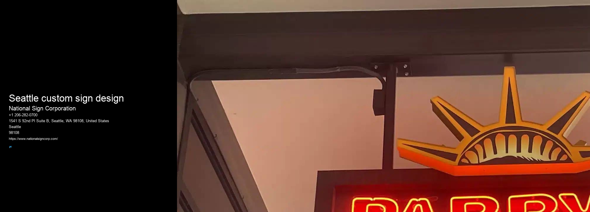 Professional Banner Installation Seattle custom sign design