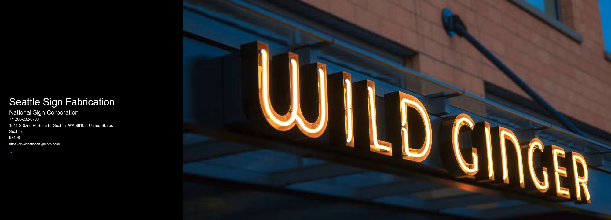 Illuminated Monument Signs Seattle Sign Fabrication