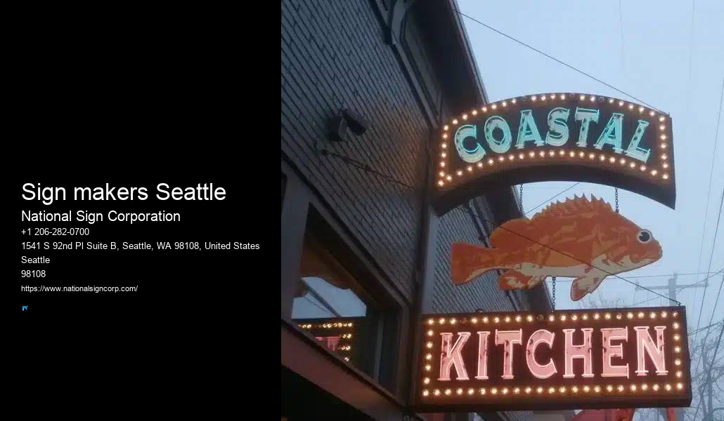 Vinyl banners Sign makers Seattle