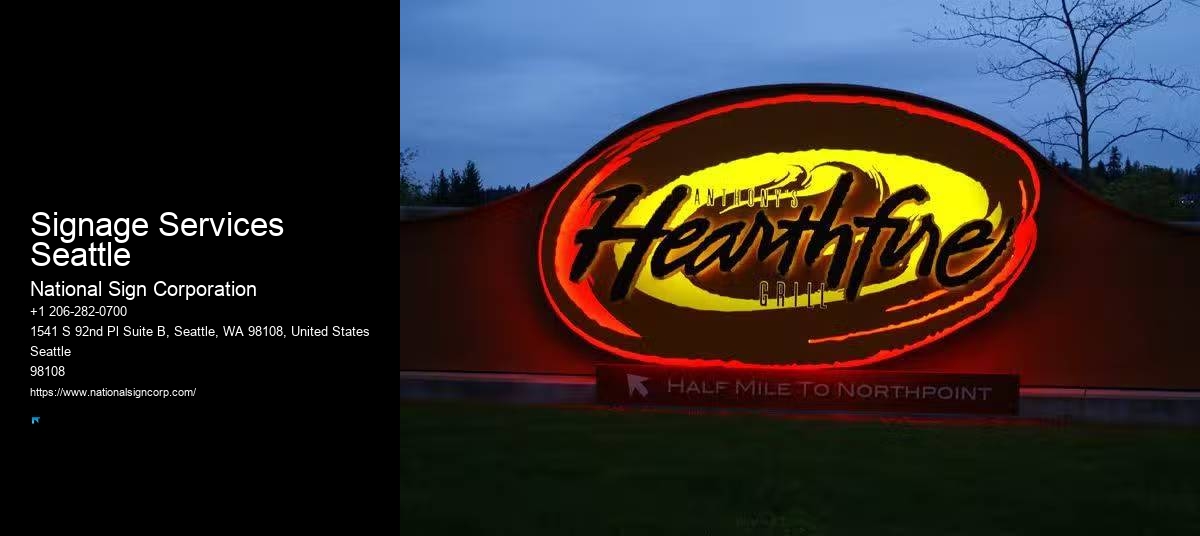 Quick Branding Signage Signage Services Seattle