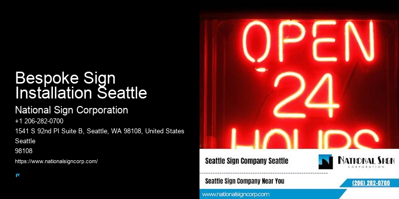 Bespoke Sign Installation Seattle’S Best Custom Signs