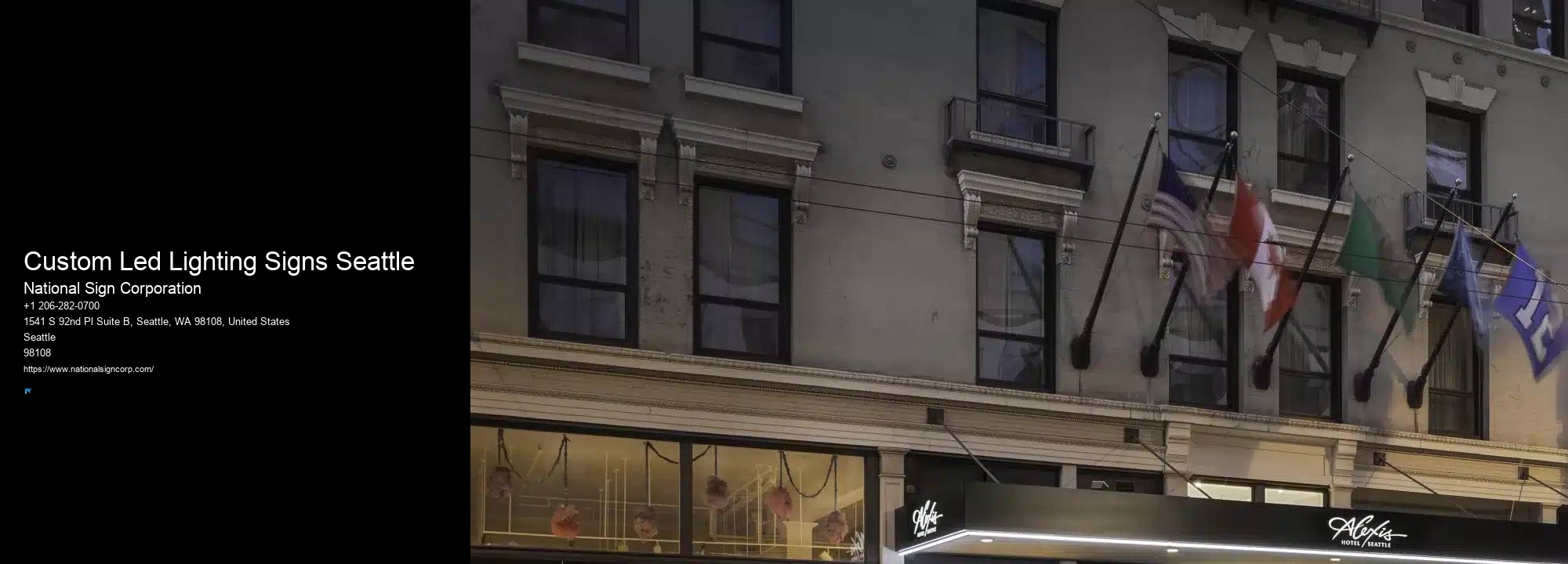 Durable Digital Led Advertising Boards Custom Led Lighting Signs Seattle