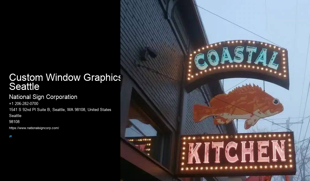Professional Programmable Led Solutions Custom Window Graphics Seattle