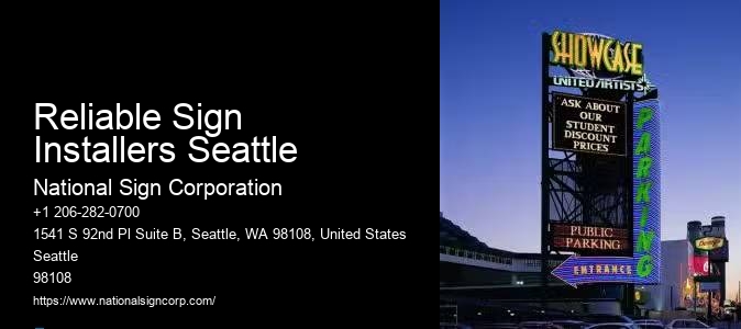 Custom Neon Sign Installation Reliable Sign Installers Seattle