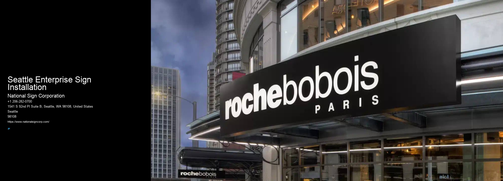 Reliable Commercial Led Boards Seattle Enterprise Sign Installation