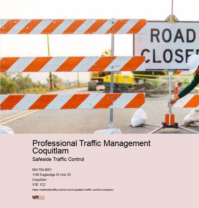 Road Flagging Safety Equipment Professional Traffic Management Coquitlam