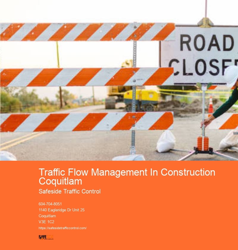 Pop-Up Traffic Control Traffic Flow Management In Construction Coquitlam