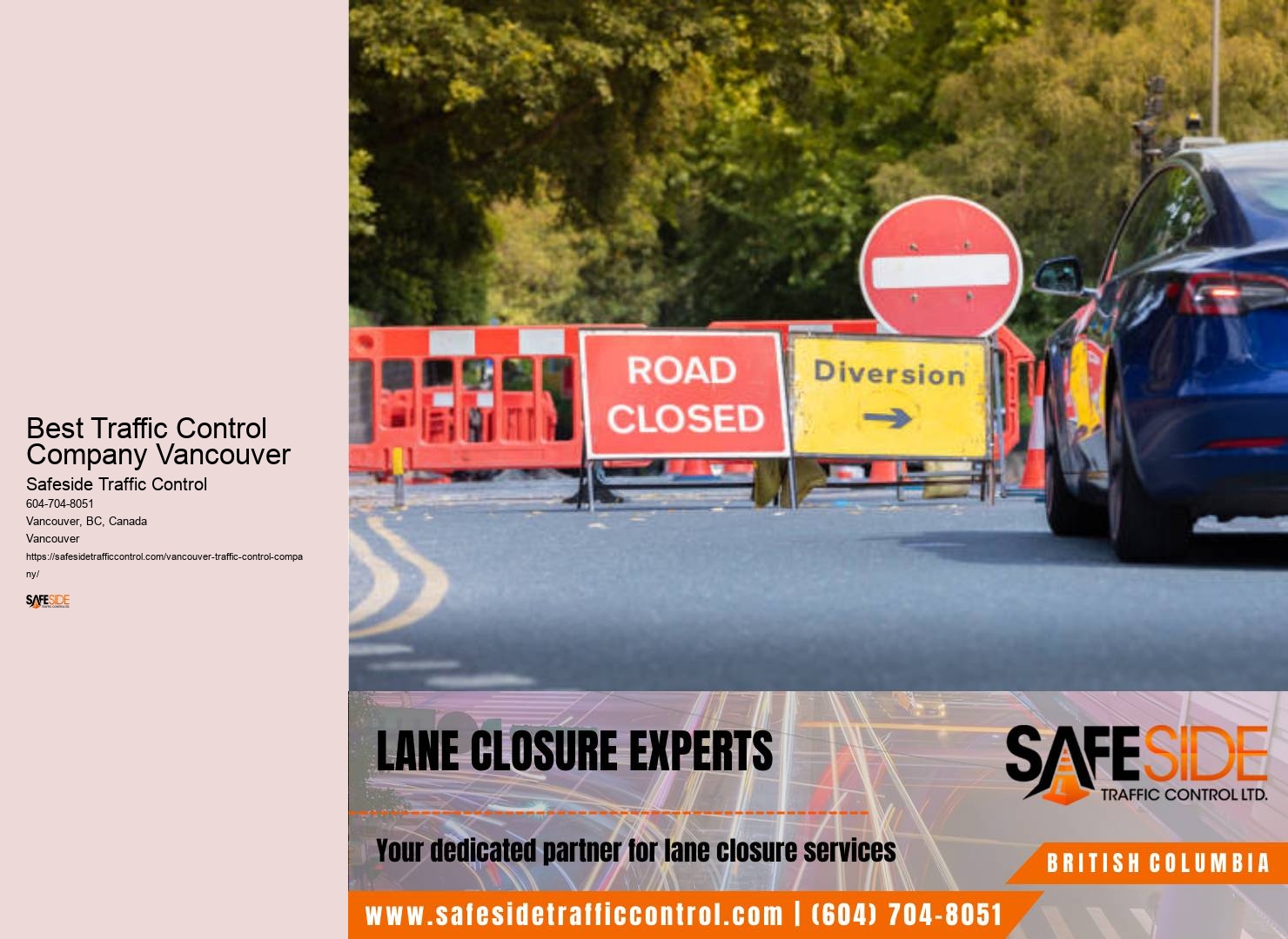 Best Traffic Control Company Vancouver traffic management training programs
