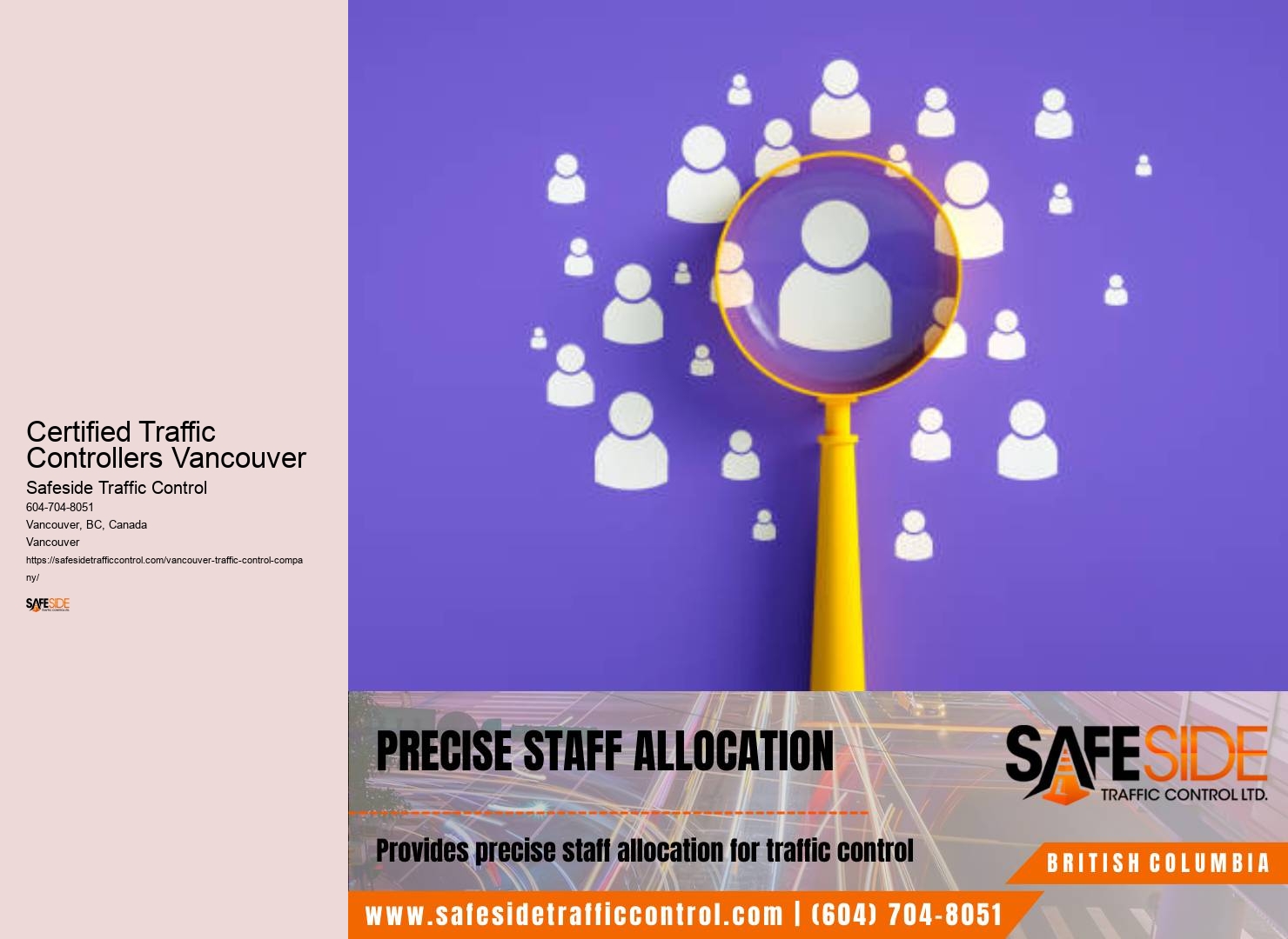 Certified Traffic Controllers Vancouver traffic management systems provider