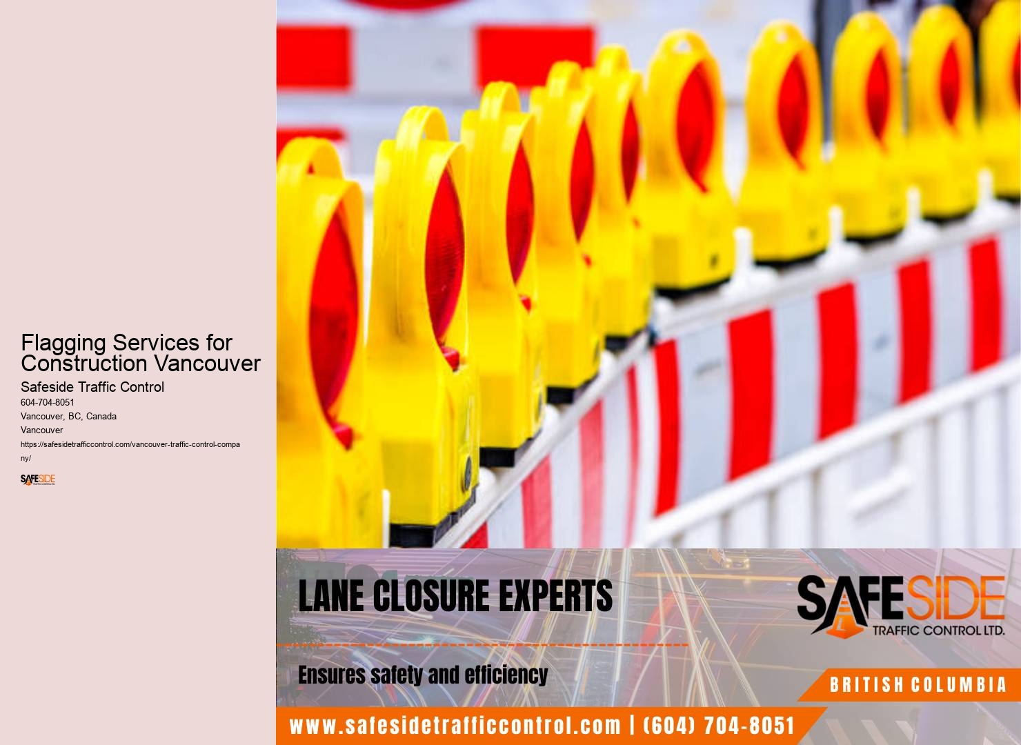 Flagging Services for Construction Vancouver construction zone safety audits