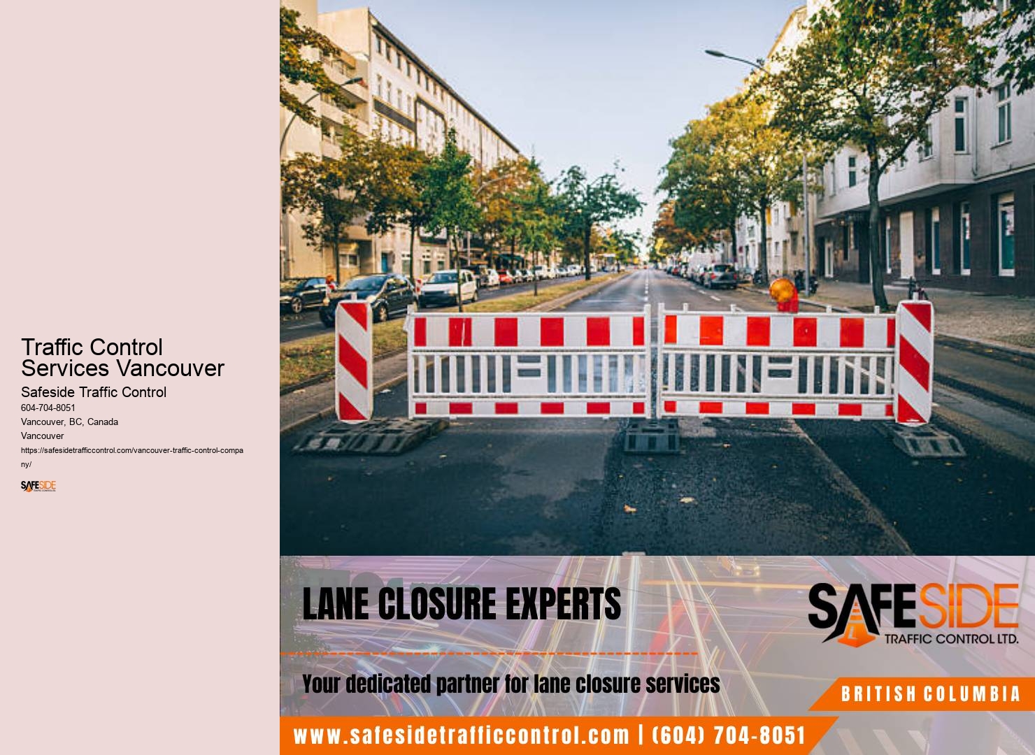 Traffic Control Services Vancouver traffic flagger job opportunities