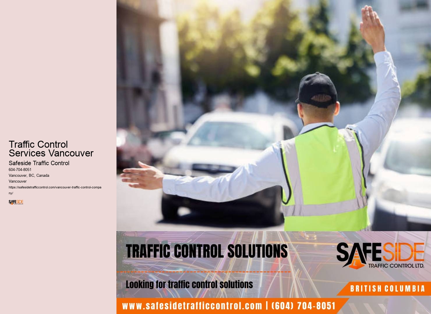 Traffic Management Plan Traffic Control Services Vancouver