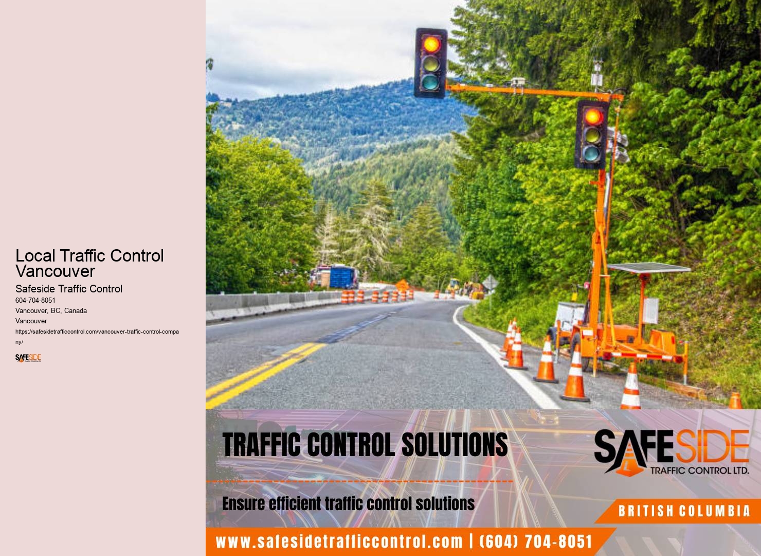 Affordable traffic cones Local Traffic Control Vancouver