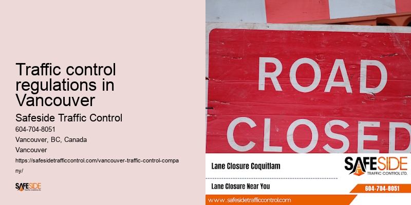 Traffic control regulations in Vancouver