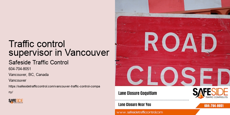 Traffic control supervisor in Vancouver