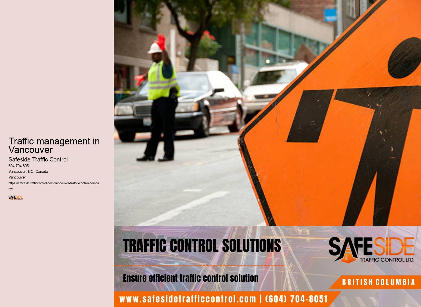 Traffic management in Vancouver