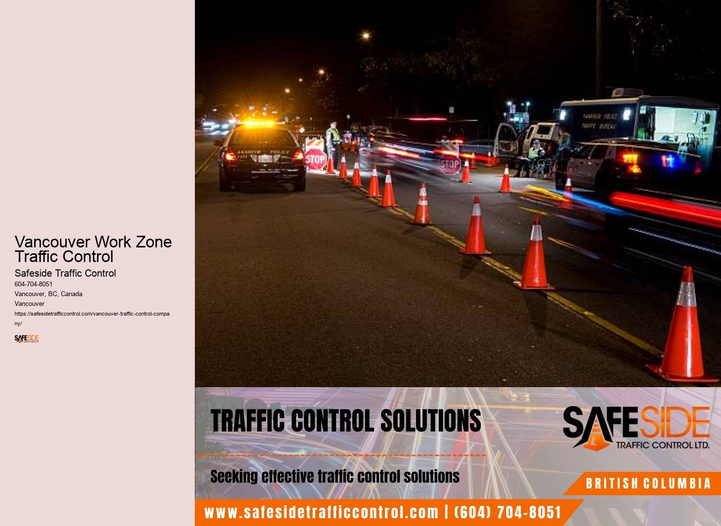 Vancouver Work Zone Traffic Control traffic control training center