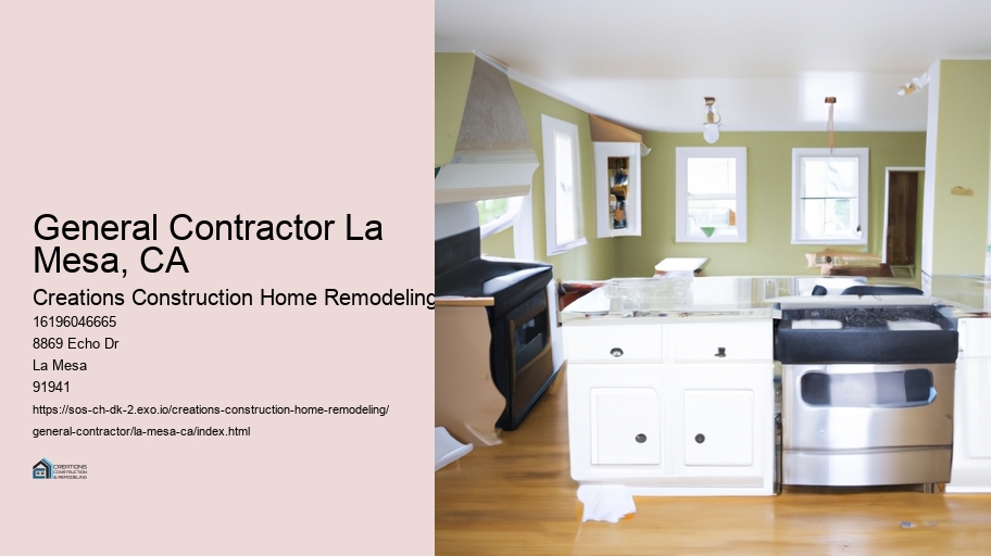 General Contractor La Mesa, CA