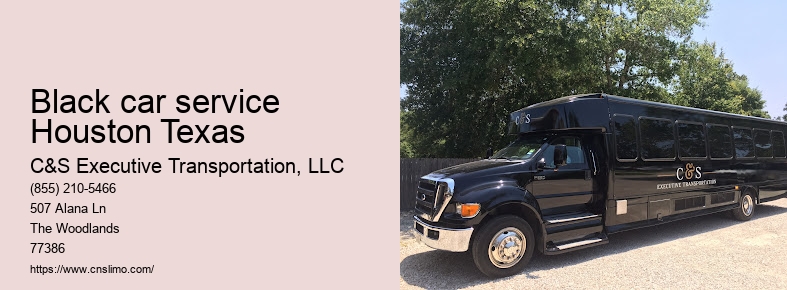 Limousine service Houston airport transfer