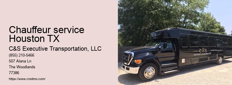 Houston TX black car service