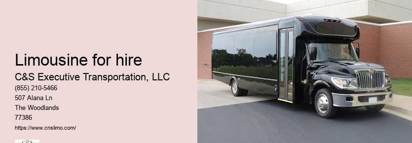 Limo bus rental