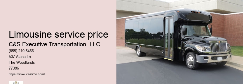 Limo bus rental