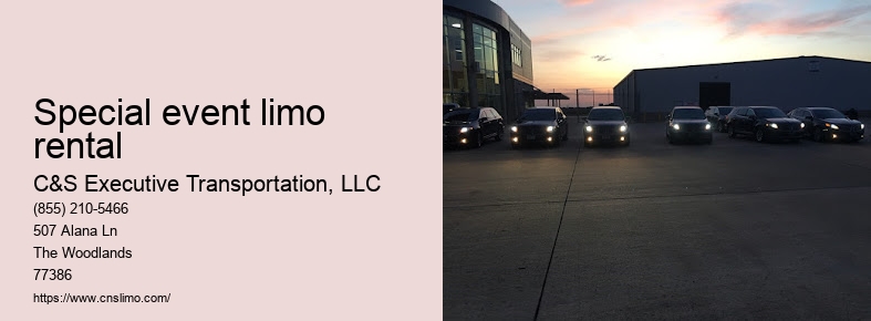 Limousine transportation